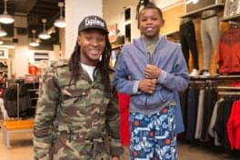 December 20, 2016; HOUSTON, TX -- DeAndre Hopkins 1st Annual Holiday Giveaway