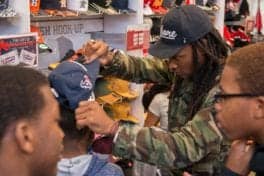 December 20, 2016; HOUSTON, TX -- DeAndre Hopkins 1st Annual Holiday Giveaway