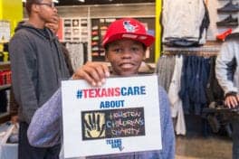 December 20, 2016; HOUSTON, TX -- DeAndre Hopkins 1st Annual Holiday Giveaway