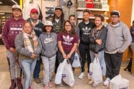 December 20, 2016; HOUSTON, TX -- DeAndre Hopkins 1st Annual Holiday Giveaway