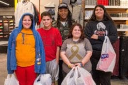 December 20, 2016; HOUSTON, TX -- DeAndre Hopkins 1st Annual Holiday Giveaway
