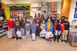 December 20, 2016; HOUSTON, TX -- DeAndre Hopkins 1st Annual Holiday Giveaway