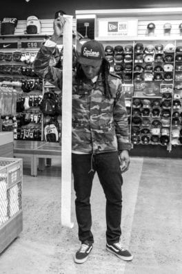 Houston Texans wide receiver DeAndre Hopkins suprised four families from Houston Children's Charity at the first annual DeAndre Hopkins Holiday Giveaway with a shopping spree at Champss Sports where children picked out shoes, socks, cap, pants, shirt and jacket.