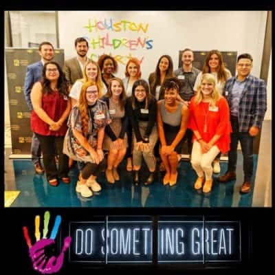 So many young professional Houstonians care about the children of their community!